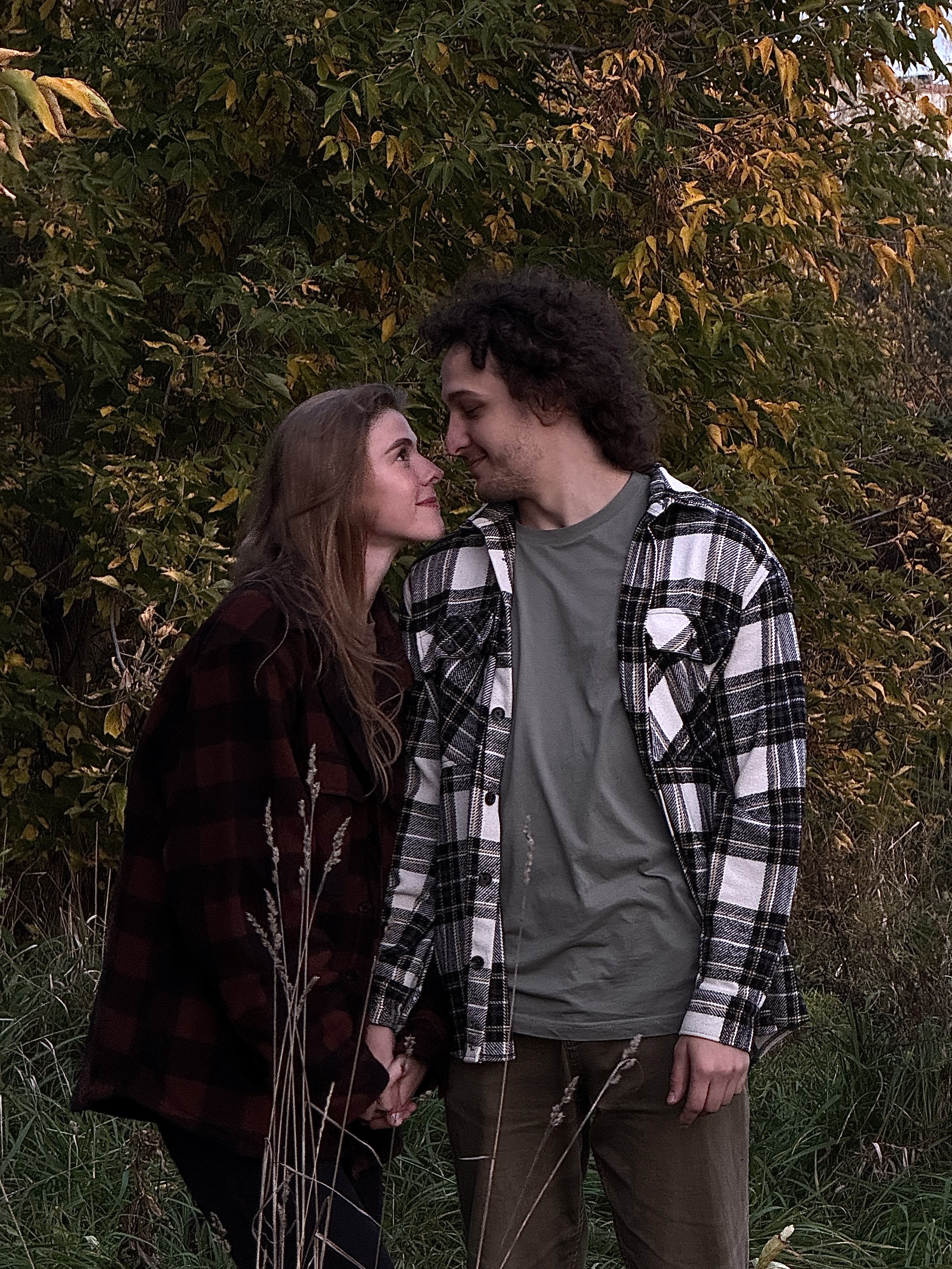 Пара на склоне